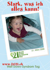 Poster zum Welt Down-Syndrom Tag 08