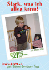 Poster zum Welt Down-Syndrom Tag 08