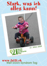 Poster zum Welt Down-Syndrom Tag 08