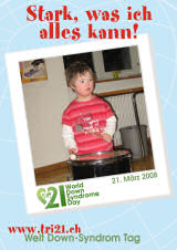 Poster zum Welt Down-Syndrom Tag 08