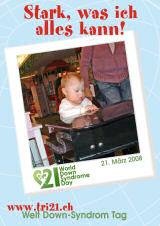 Poster zum Welt Down-Syndrom Tag 08