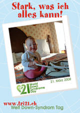 Poster zum Welt Down-Syndrom Tag 08