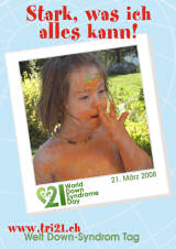 Poster zum Welt Down-Syndrom Tag 08