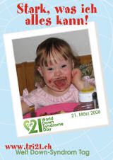 Poster zum Welt Down-Syndrom Tag 08