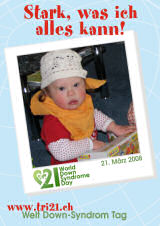 Poster zum Welt Down-Syndrom Tag 08