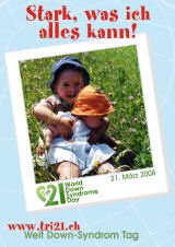 Poster zum Welt Down-Syndrom Tag 08