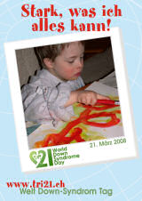 Poster zum Welt Down-Syndrom Tag 08