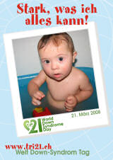 Poster zum Welt Down-Syndrom Tag 08