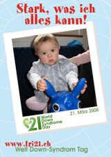 Poster zum Welt Down-Syndrom Tag 08