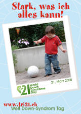 Poster zum Welt Down-Syndrom Tag 08