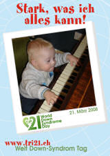 Poster zum Welt Down-Syndrom Tag 08