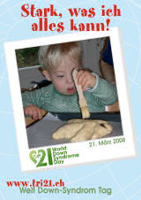 Poster zum Welt Down-Syndrom Tag 08