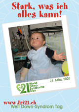 Poster zum Welt Down-Syndrom Tag 08