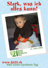 Poster zum Welt Down-Syndrom Tag 08