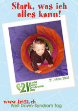 Poster zum Welt Down-Syndrom Tag 08