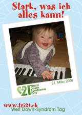 Poster zum Welt Down-Syndrom Tag 08