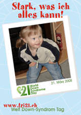 Poster zum Welt Down-Syndrom Tag 08