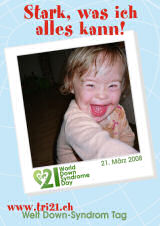 Poster zum Welt Down-Syndrom Tag 08
