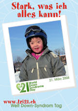 Poster zum Welt Down-Syndrom Tag 08