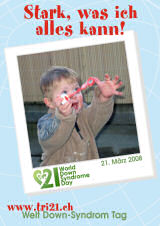 Poster zum Welt Down-Syndrom Tag 08