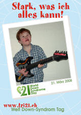 Poster zum Welt Down-Syndrom Tag 08