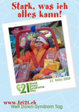 Poster zum Welt Down-Syndrom Tag 08