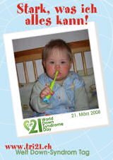 Poster zum Welt Down-Syndrom Tag 08