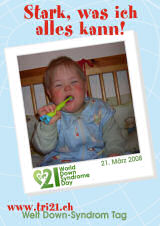 Poster zum Welt Down-Syndrom Tag 08