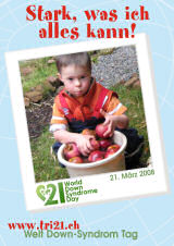Poster zum Welt Down-Syndrom Tag 08