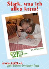 Poster zum Welt Down-Syndrom Tag 08