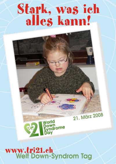 Poster zum Welt Down-Syndrom Tag 08