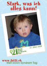 Poster zum Welt Down-Syndrom Tag 08