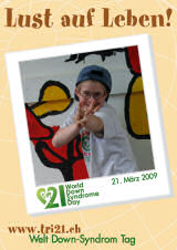 Poster zum Welt Down-Syndrom Tag 09