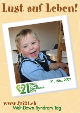 Poster zum Welt Down-Syndrom Tag 09