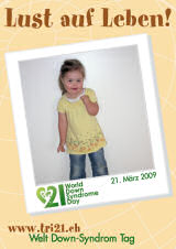 Poster zum Welt Down-Syndrom Tag 09