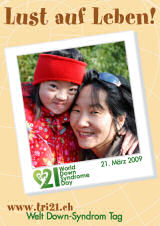 Poster zum Welt Down-Syndrom Tag 09