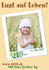 Poster zum Welt Down-Syndrom Tag 09