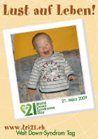 Poster zum Welt Down-Syndrom Tag 09