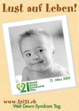 Poster zum Welt Down-Syndrom Tag 09