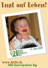 Poster zum Welt Down-Syndrom Tag 09