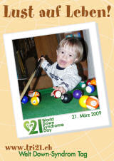 Poster zum Welt Down-Syndrom Tag 09