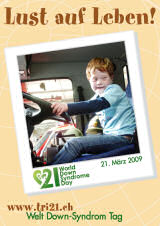 Poster zum Welt Down-Syndrom Tag 09