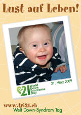 Poster zum Welt Down-Syndrom Tag 09