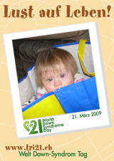 Poster zum Welt Down-Syndrom Tag 09