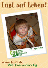 Poster zum Welt Down-Syndrom Tag 09