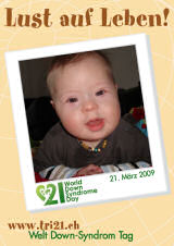 Poster zum Welt Down-Syndrom Tag 09