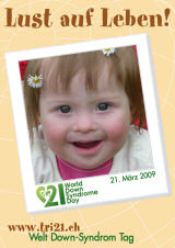 Poster zum Welt Down-Syndrom Tag 09