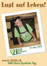 Poster zum Welt Down-Syndrom Tag 09