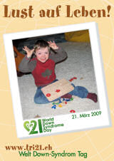 Poster zum Welt Down-Syndrom Tag 09