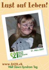 Poster zum Welt Down-Syndrom Tag 09